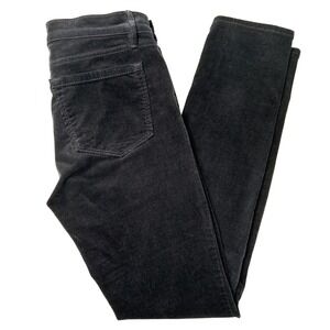 LOFT Womens Modern Skinny Low Rise Corduroy Jeans Size 26/2 Navy Blue Y2K Preppy